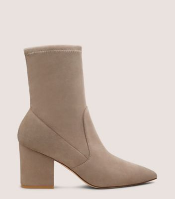 Stuart Weitzman,AVENUE 75 BLOCK SOCK BOOTIE,,Front View