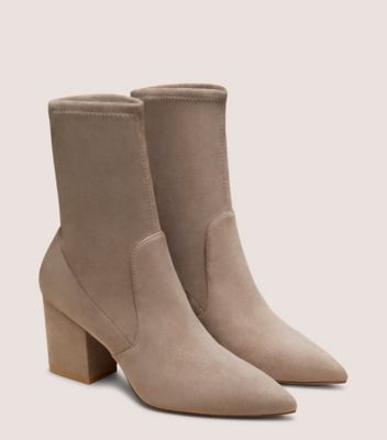 Stuart Weitzman,AVENUE 75 BLOCK SOCK BOOTIE,