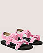 Stuart Weitzman,Bandeau Sport Sandal,Sandal,Terry cloth,India Pink,Angle View