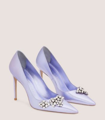 Stuart Crystal Fleur 100 Pump | Stuart Weitzman