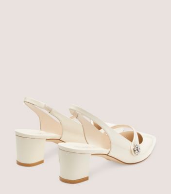 Crystal Fleur 50 Block Slingback