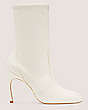 Stuart Weitzman,Luxecurve 100 Stretch Bootie,Bootie,Stretch Nappa Leather,Seashell,Front View