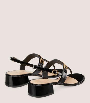 Stuart Weitzman,OWEN BUCKLE 35 T-STRAP SANDAL,