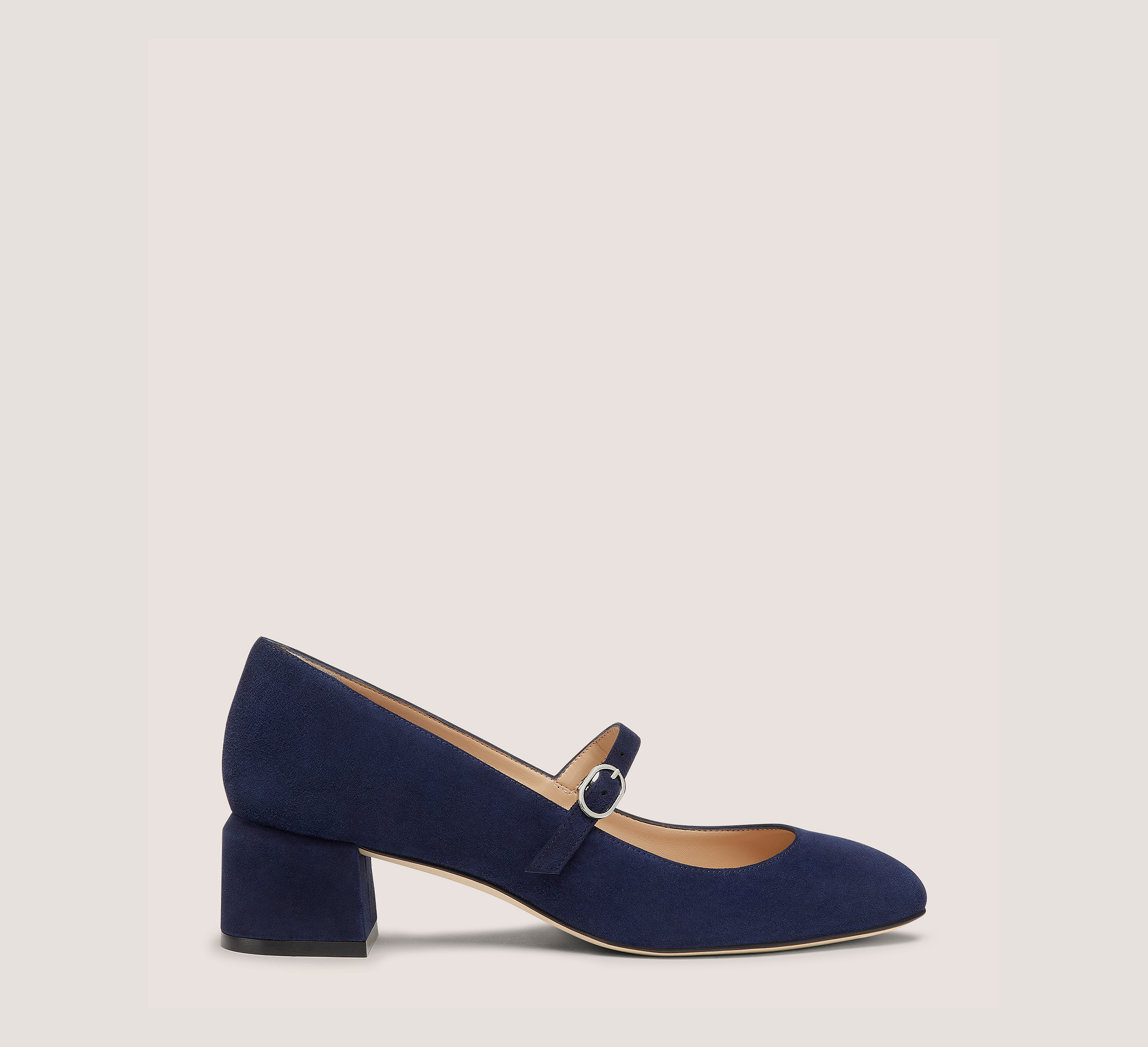 Stuart Weitzman Gabby 45 Mary Jane The Sw Outlet In Navy Blue