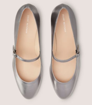 Stuart Weitzman,Pump,Cuir métallique,Bronze Industriel
