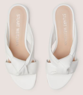 Stuart Weitzman,PLAYA 35 KNOT BLOCK SLIDE,