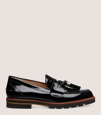 Stuart weitzman manila cheap loafer black