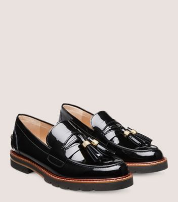 Stuart Weitzman,Manila,Loafer,Patent leather,Black