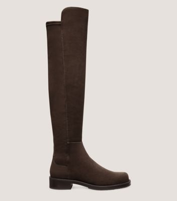 Stuart Weitzman,BOTTE BOLD 5050,Boot,Suède,Hickory,Front View