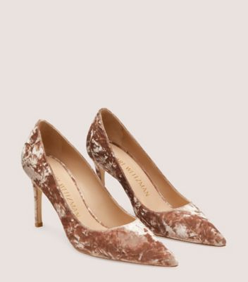 Stuart weitzman low heel hot sale pumps