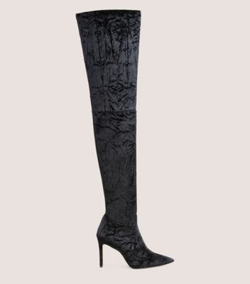 Stuart weitzman shop velvet booties