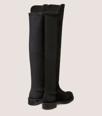 Stuart Weitzman,5050 BOLD BOOT,Rubber,Boots,Mixed Media,Casual,,Back View