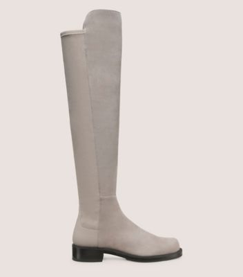 Grey over outlet the knee boots