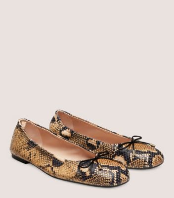 Stuart weitzman hot sale leopard flats