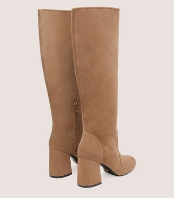 Calf length slouch clearance boots