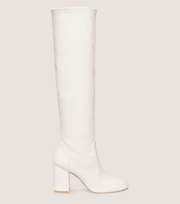 Designer White Boots and Booties for Women Stuart Weitzman