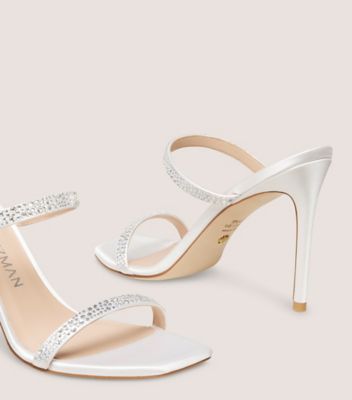 Stuart Weitzman,ALEENA ROYALE 100 SLIDE,Slides,Crystal,Rhinestones,Formal,Multi Color,Detailed View