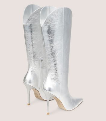 Stuart weitzman store metallic boots