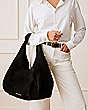 Stuart Weitzman,MODA HOBO BAG,Shoulder bag,Soft nappa leather,Black