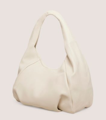 The Row Everyday Small Textured-leather Shoulder Bag In Ivory