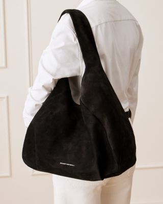 Black suede best sale hobo bag uk