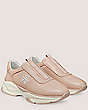 Stuart Weitzman,SW SLIP-ON TRAINER,Sneaker,Calf leather,Nude,Angle View