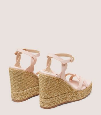 Stuart Weitzman,Sandal,Cuir nappa,Rose Eau De Rose,Back View