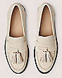 Stuart Weitzman,ADRINA LOAFER,Loafer,Suede,Museline,Top View