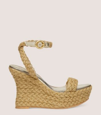 Stuart Weitzman Braida Strap Espadrille Wedge