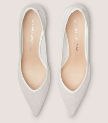Stuart Weitzman,EVA 50 PUMP,White