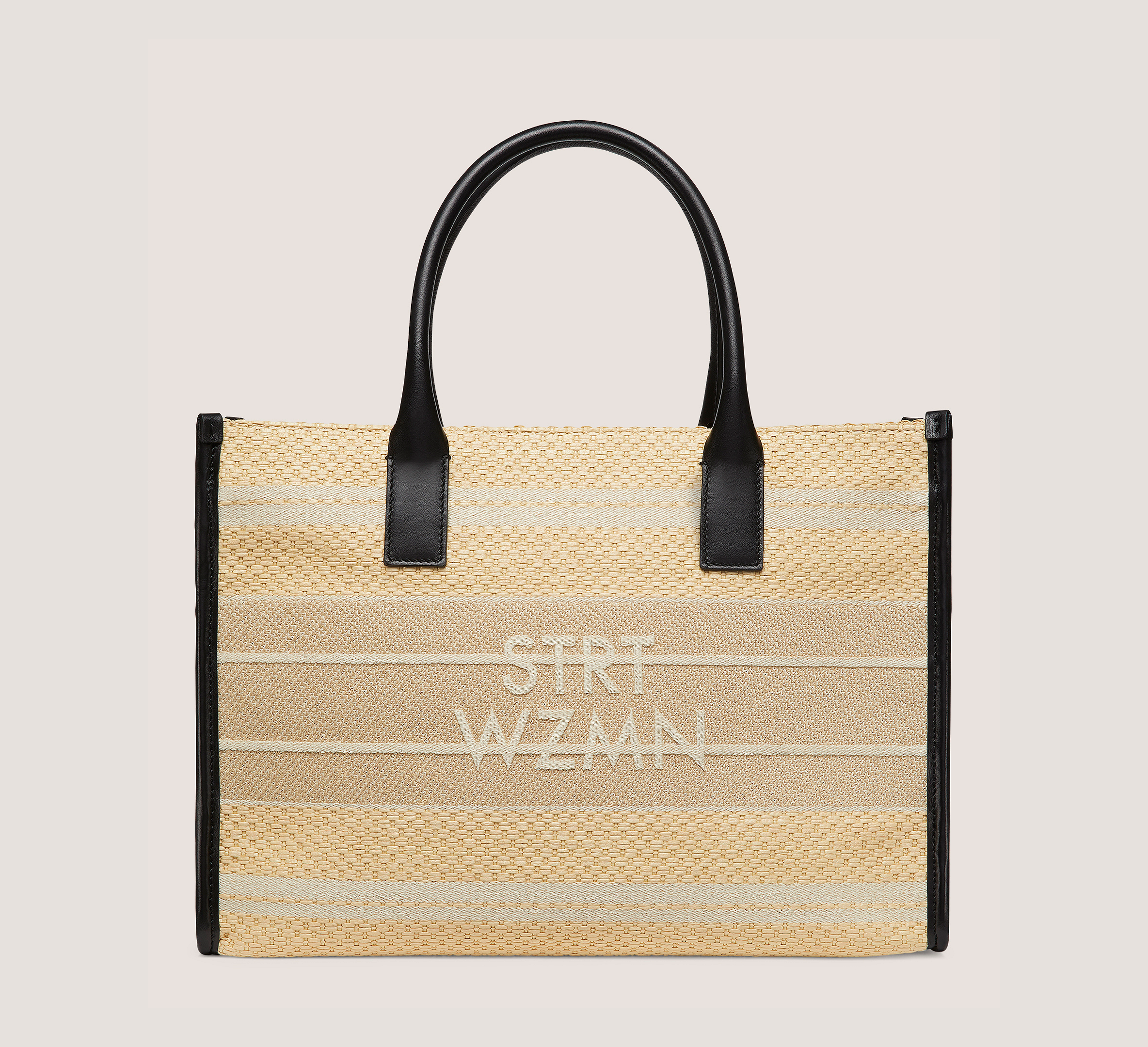 Shop Stuart Weitzman Sw Tote Handbags In Natural