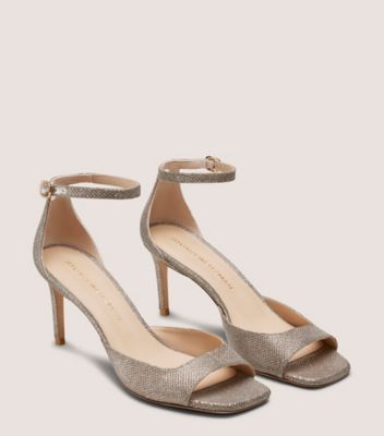 Stuart Weitzman,Sandal,Nouveau noir,Poudre,Angle View