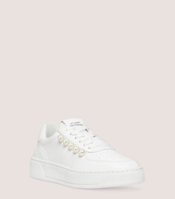 Stuart Weitzman,SW COURTSIDE PEARL SNEAKER,,Side View