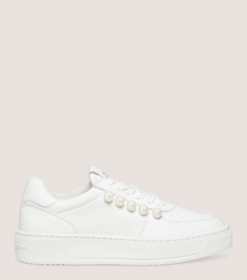 Stuart Weitzman,SW COURTSIDE PEARL SNEAKER,,Front View