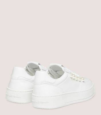 Stuart Weitzman,SW COURTSIDE PEARL SNEAKER,,Back View