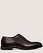 Stuart Weitzman,SW CLUB CLASSIC OXFORD,Oxford,Brushed Leather,Dark Brown,Front View