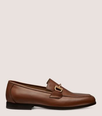 Shop Stuart Weitzman Sw Club Luxebit Loafer Men's In Tan