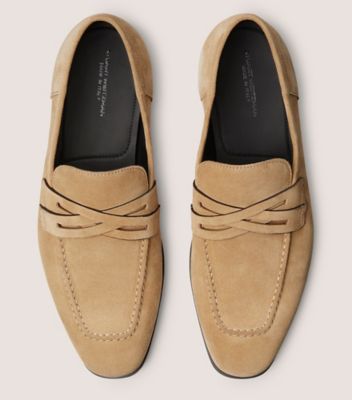 Stuart Weitzman,Loafer,Suède,Beige,Top View