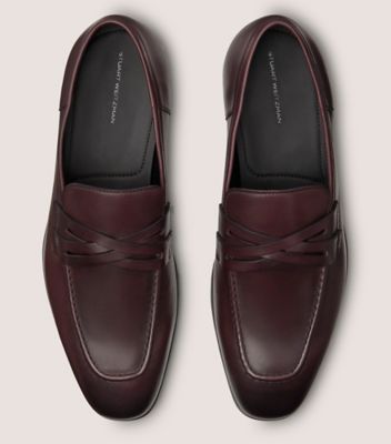 Stuart Weitzman,Loafer,Cuir,Bordo,Top View