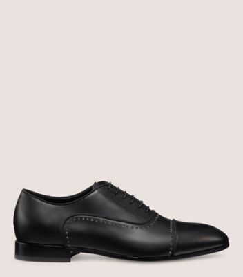 Shop Stuart Weitzman Premiere Party Oxford Men's In Black