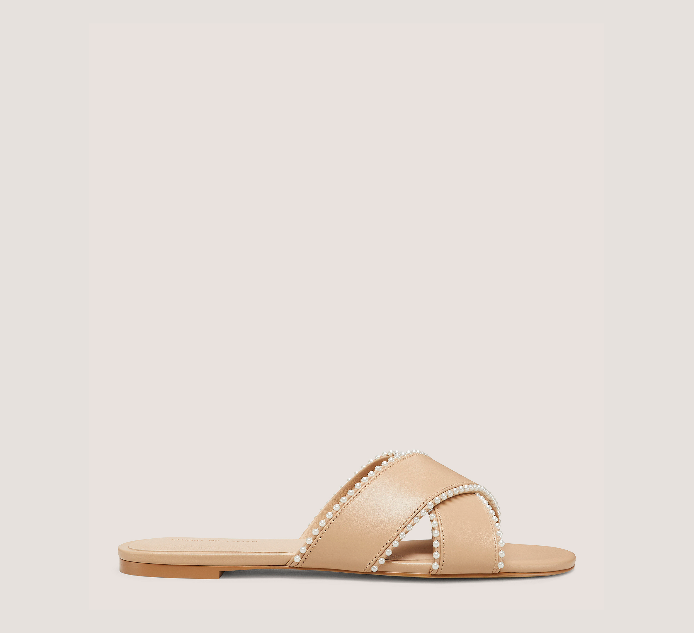 Stuart Weitzman Roza Pearl Slide The Sw Outlet In Multi