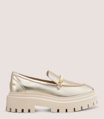 Stuart Weitzman,PERLA ULTRA LUG LOAFER,,Front View