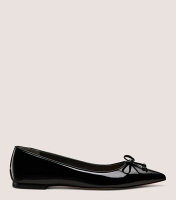 Stuart Weitzman,GABBY BOW POINTED FLAT,,Front View