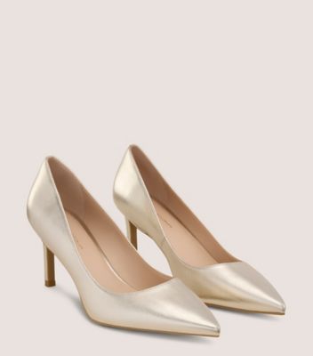 Stuart Weitzman,DANCER 75 PUMP,Silver