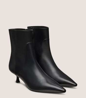 Stuart Weitzman,Bootie,NAPPA TRÈS BRILLANT,Noir