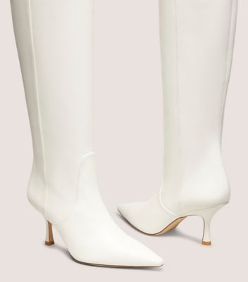 Stuart Weitzman,NAOMI 75 TALL BOOT,White,Detailed View