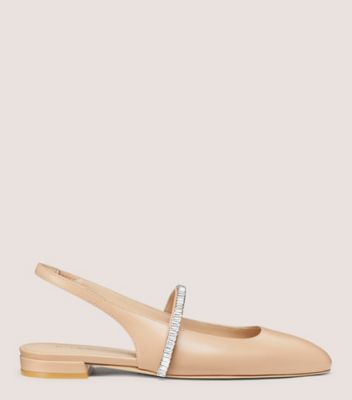 Stuart Weitzman,STEFANIE SLINGBACK FLAT,,Front View