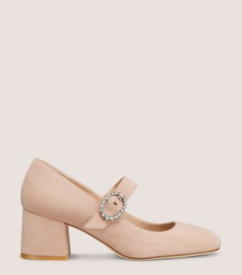 Shop Stuart Weitzman Sloane 60 Mary Jane In Dolce Taupe