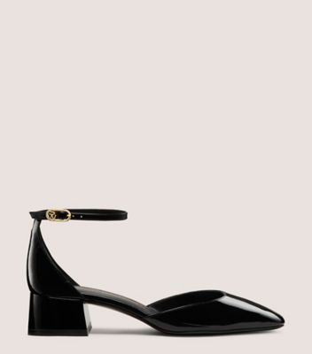 Stuart Weitzman Bria 35 Strap Pump Pumps & Heels In Black