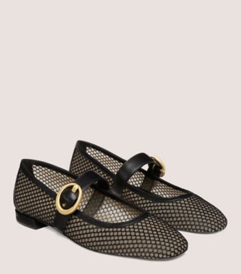 Arabella | Mesh Mary Jane Flats | Stuart Weitzman